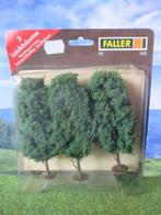 Set met 3 stuks 13 cm. hoge kibri loofbomen - Faller 1410, Hobby en Vrije tijd, Modeltreinen | H0, Overige merken, Gelijkstroom of Wisselstroom