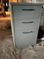Burokast metaal muisgrijs. Weinig gebruikt., Huis en Inrichting, Kasten | Roldeurkasten en Archiefkasten, Ophalen, 50 tot 100 cm