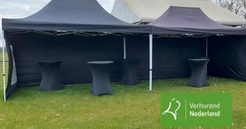TENT 3X9 MTR INCLUSIEF ZIJWANDEN EN OP/AFBOUW € 90,= beschikbaar voor biedingen