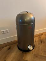 Wesco Prullenbak - Olijfgroen, Gebruikt, Met pedaal, 50 tot 75 cm, Ophalen of Verzenden