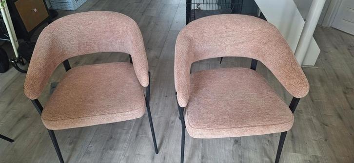 2 LIV Eetkamerstoelen Leen Bakker, Huis en Inrichting, Stoelen, Zo goed als nieuw, Twee, Ophalen