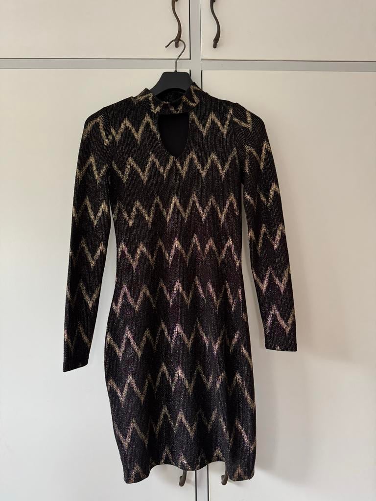 Elegante jurk maat 44/46 - Jessica, Zwart, Maat 46/48 (XL) of groter, Ophalen of Verzenden, Gedragen