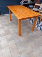 Houten Eettafel, Gebruikt, 100 tot 150 cm, Ophalen of Verzenden, Landelijk