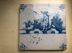 Antiek delfts blauw tegeltje schaapsherder, Antiek en Kunst, Antiek | Wandborden en Tegels, Ophalen of Verzenden