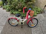 Meisjes kinderfiets, Fietsen en Brommers, Fietsen | Kinderfietsjes, Ophalen, Gebruikt, 16 tot 20 inch
