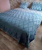 dekbedovertrek, Blauw, Dekbedovertrek, Tweepersoons, Ophalen of Verzenden