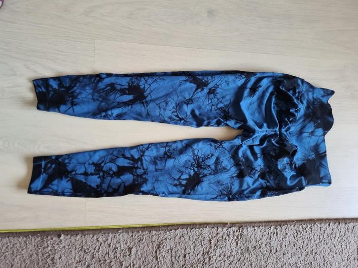 Tie Dye sportpanty's Naadloze blauw, Kleding | Dames, Sportkleding, Nieuw, Hardlopen of Fietsen, Maat 36 (S), Blauw, Ophalen of Verzenden