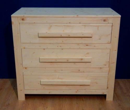 stoere houten LADENKAST TWAN in vele maten leverbaar, Huis en Inrichting, Kasten | Ladekasten, Nieuw, Minder dan 100 cm, 50 tot 100 cm