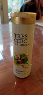 Vintage Très Chic Toiletpoeder, Sieraden, Tassen en Uiterlijk, Uiterlijk | Cosmetica en Make-up, Gebruikt, Gehele gezicht, Wit