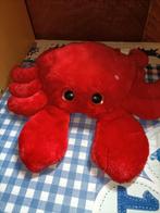 Rode krab knuffel De Car 2.  33 cm x 25 cm groot, Ophalen of Verzenden