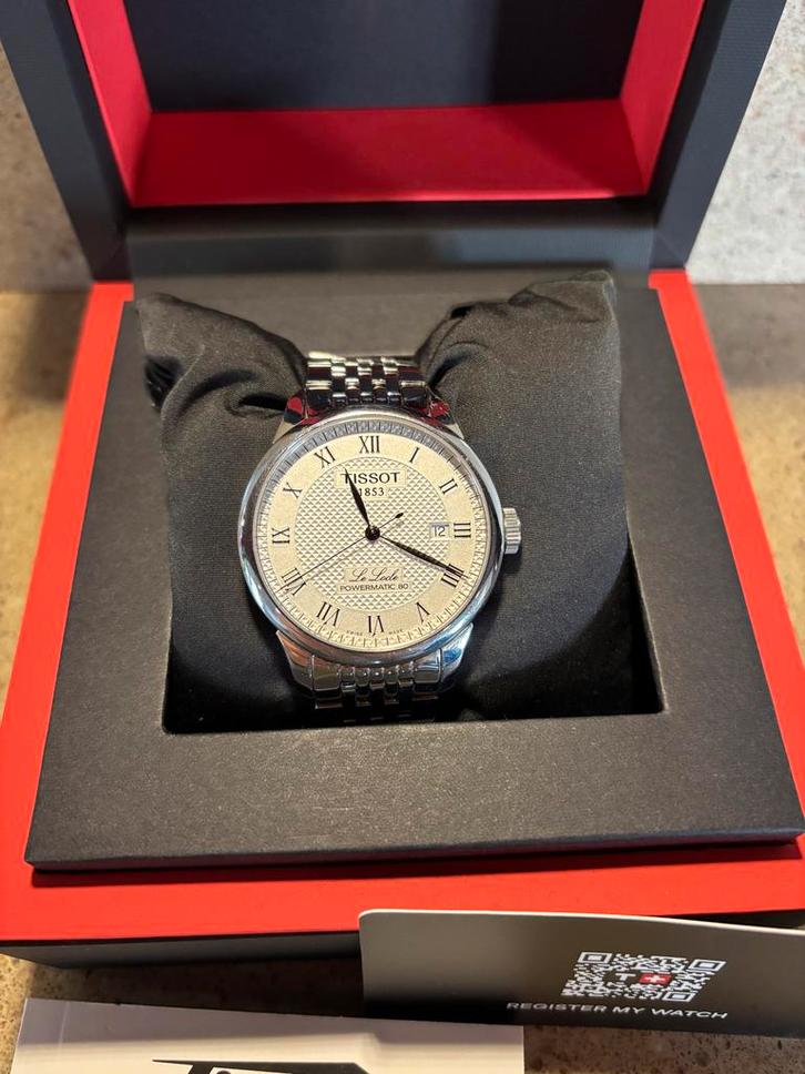 Tissot Le Locle Powermatic 80 - Prachtig Horloge!, Sieraden, Tassen en Uiterlijk, Horloges | Heren, Zo goed als nieuw, Polshorloge