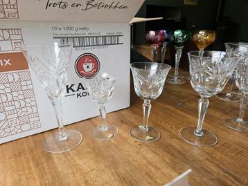 Kristallen Glazen Set - Champagne, Wijn, Likeur & Meer! beschikbaar voor biedingen
