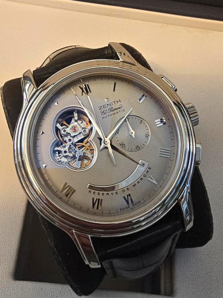 Zenith grande Chronomaster El Primero Open Dial, Sieraden, Tassen en Uiterlijk, Horloges | Heren, Zo goed als nieuw, Polshorloge