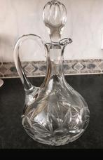 Wijn karaf kristal 27 cm hoog., Antiek en Kunst, Ophalen of Verzenden