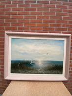 Mooi zeezicht schilderij, Antiek en Kunst, Ophalen of Verzenden
