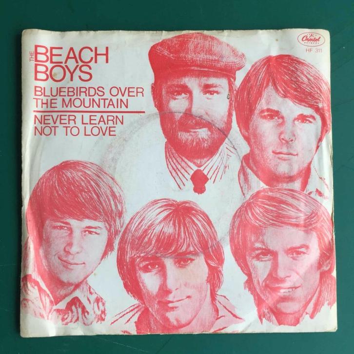 Beach Boys - Bluebird Over The Mountain, Cd's en Dvd's, Vinyl Singles, Gebruikt, Single, Pop, 7 inch, Ophalen of Verzenden