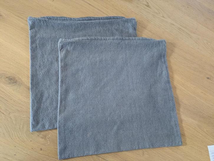 Kussenhoesjes Dille&Kamille, Huis en Inrichting, Woonaccessoires | Kussens, Gebruikt, Blauw, Vierkant, Ophalen of Verzenden