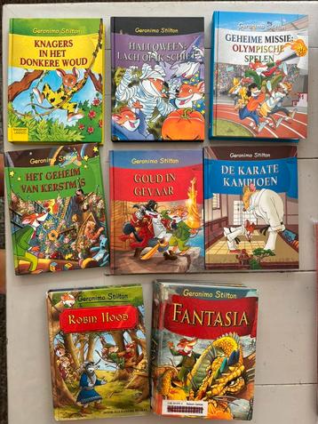 Set Geronimo Stilton boeken, 8 stuks, 6 als nieuw! beschikbaar voor biedingen