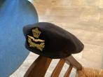 Militaria Koninklijke luchtmacht pet baret, Ophalen of Verzenden, Luchtmacht, Nederland, Helm of Baret