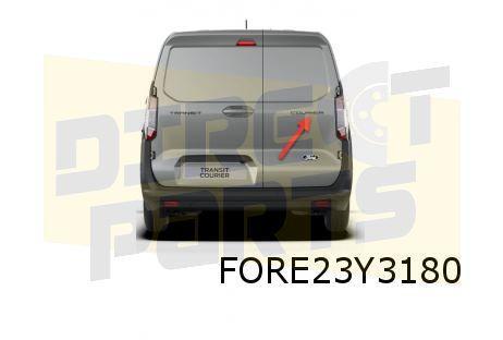 Ford Transit Courier (1/24-) embleem tekst "courier" achterz, Auto-onderdelen, Carrosserie en Plaatwerk, Ford, Nieuw, Verzenden