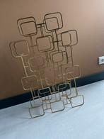 Stalen wijnrek goud, Ophalen of Verzenden, Zo goed als nieuw