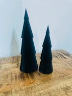 Moderne Geribbelde kerstboompjes, Ophalen, Overige materialen, Zwart, Zo goed als nieuw