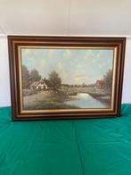 Van Ast - Hollands Landschap - Olieverf, Ophalen