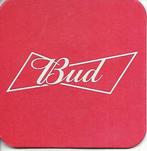 Bud - Bierviltje, Ophalen of Verzenden, Gebruikt, Viltje(s), Overige merken