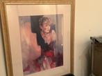 Schilderij Christine Comyn (turende vrouw) glicee., Ophalen