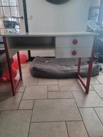 Bureau rood met wit, Ophalen, Gebruikt, Tafel