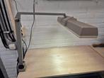 Vintage bureaulamp werkbank lamp Waldmann industrieel, Ophalen of Verzenden