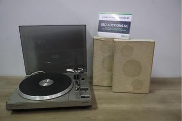 Vintage Grundig Platenspeler met 2 Grundig Speakers beschikbaar voor biedingen