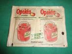 Opekta Otto Anne Frank pakjes poeder met inhoud oud, Verzenden, Landmacht, Nederland, Embleem of Badge