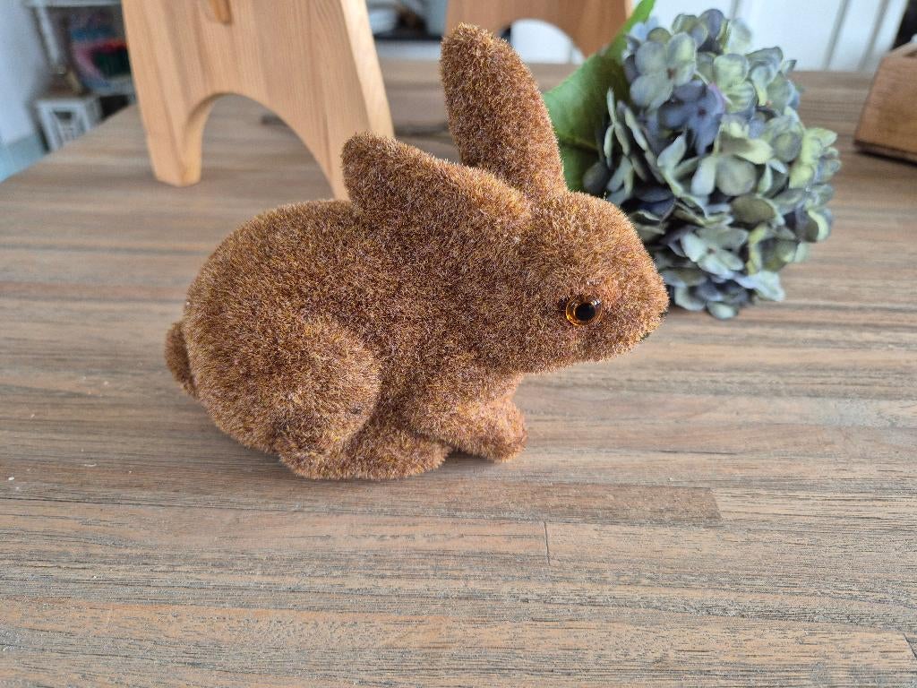 Flock haasje, Diversen, Pasen, *, *, Ophalen of Verzenden, Zo goed als nieuw