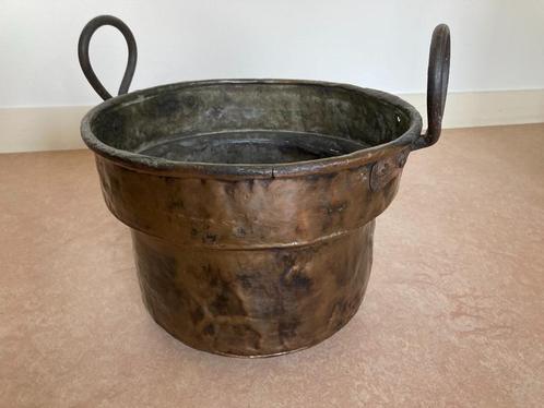 Koperen bak ketel voor haardhout, Antiek en Kunst, Antiek | Koper en Brons, Ophalen