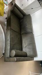 Bank sissy outside leather legergroen, Huis en Inrichting, Banken | Bankstellen, Ophalen, Gebruikt, 150 tot 200 cm, Driepersoons