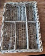 Vintage rieten bestekbak, Ophalen, Zo goed als nieuw