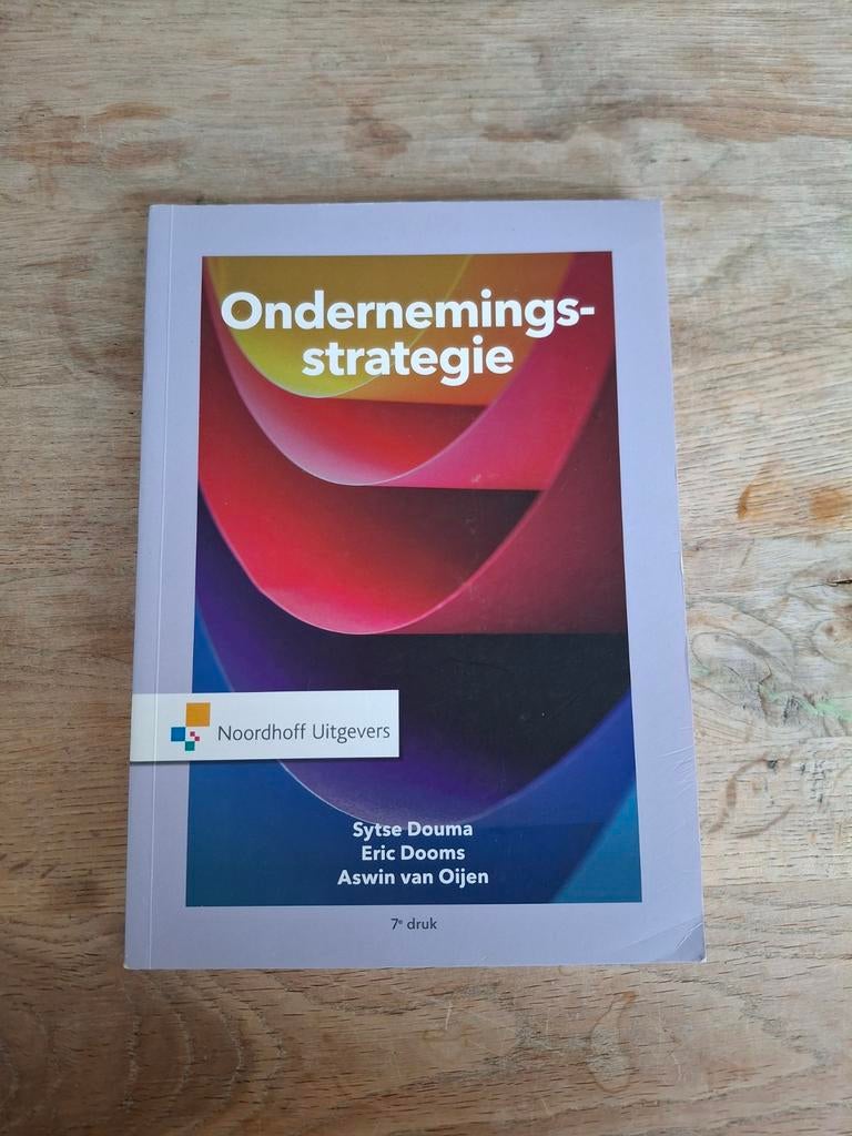 Ondernemingsstrategie - Sytse Douma, Boeken, Studieboeken en Cursussen, Gelezen, Sytse Douma, Beta, HBO