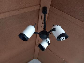 VIntage witte plafondlamp (retro) beschikbaar voor biedingen