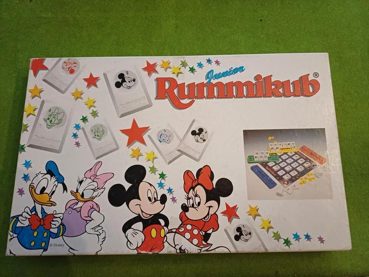 Rummikub Junior Disney, Hobby en Vrije tijd, Gezelschapsspellen | Bordspellen, Gebruikt, Een of twee spelers, Drie of vier spelers