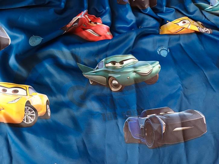 Cars Gordijnen 1 paar - Kinderkamer, Huis en Inrichting, Stoffering | Gordijnen en Lamellen, Zo goed als nieuw, 150 tot 200 cm