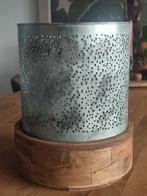 Windlicht kandelaar metaal lamp oosters, Ophalen of Verzenden