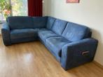 blauwe hoekbank, Ophalen, 250 tot 300 cm, Gebruikt, Stoer