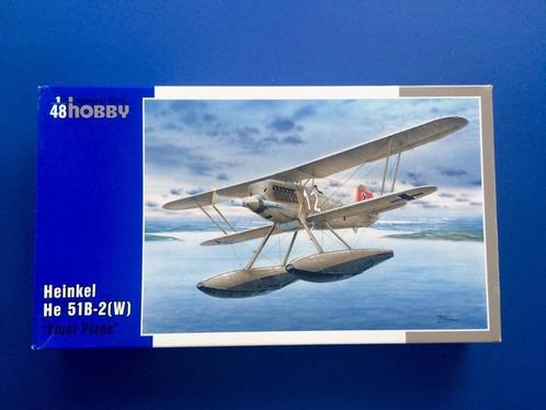 special hobby SH48089 Heinkel He 51B-2 "Float Fighter" 1/48, Hobby en Vrije tijd, Modelbouw | Vliegtuigen en Helikopters, Nieuw