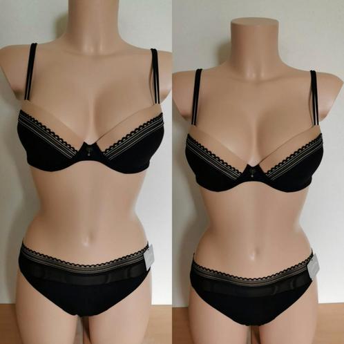 Nieuw marie jo bh push up Malcolm 80b 80c 70e 75e, Kleding | Dames, Badmode en Zwemkleding, Nieuw, Bikini, Zwart, Ophalen of Verzenden