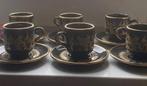 Griekse Espresso Kopjes Set - 24k Goud - Vintage (6 stuks), Ophalen of Verzenden