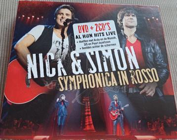2 CD en DVD Nick & Simon-Symphonica in Rosso. beschikbaar voor biedingen