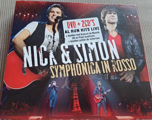 2 CD en DVD Nick & Simon-Symphonica in Rosso., Cd's en Dvd's, Cd's | Nederlandstalig, Gebruikt, Pop, Ophalen of Verzenden