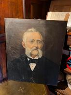 Antiek portret “Franse heer”, Ophalen of Verzenden