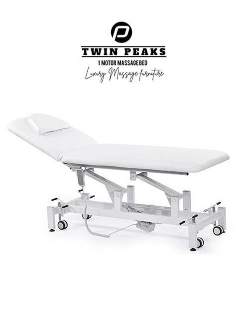 NIEUWE ELEKTRISCHE MASSAGETAFEL TWINPEAKS IN DE AANBIEDING, Sport en Fitness, Massageproducten, Nieuw, Massagetafel, Ophalen of Verzenden
